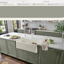 Palmwood Cove Green Kitchen