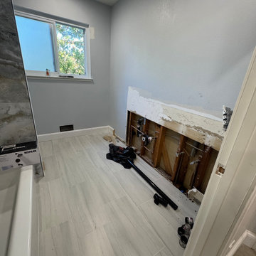 Home Remodel/ One Bath/paint/popcorn removal/LED Can lights/baseboards/Flooring