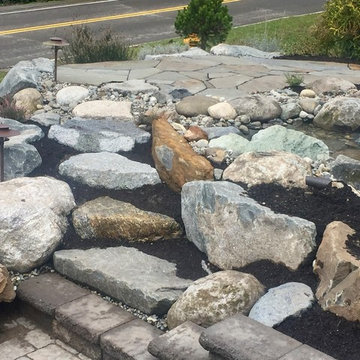 Waterfall and Koi Pond