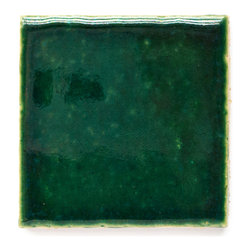 1036W Bluegrass (Crackle and Glossy Finish) - Handmade Ceramic Tile - Tile