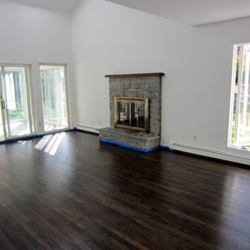 SAG HARBOR - HOME REMODEL! JACOBEAN/EBONY STAIN + BONA MEGA