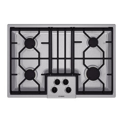 Bosch 300 Series 30" Gas Cooktop, Stainless Steel | NGM3054UC - Cooktops