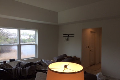 Example of a trendy home design design in Chicago