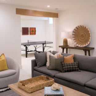 Finished Basement Family Room and Game Room