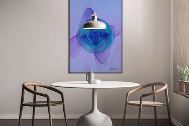 Inspiration for a contemporary home office in Other.