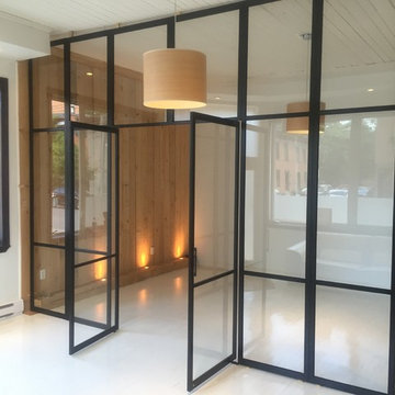All Glass Walls & Doors in in Aluminum Frame