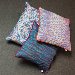 Clueit Webb Interiors AW18 Collection - Estuary Indigo, Scardae Indigo and Arame - Scatter Cushions