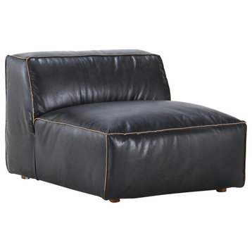 Luxe Slipper Chair, Black