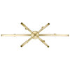 Colson Linear Pendant With Shade, Olympic Gold