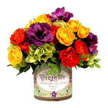 vase artificial plants flowers