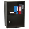 Convenience Concepts XTRA-Storage 1 Door Cabinet in Black Wood Finish