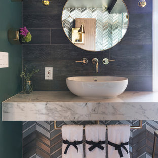 75 Most Popular Dark Teal Bathroom Design Ideas for 2019 - Stylish Dark Teal Bathroom Remodeling ...