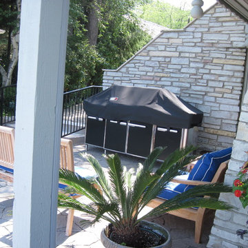 Cozy grilling area