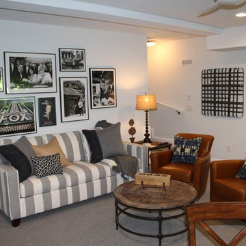 Basement Entertaining & Game Room