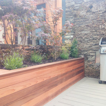 garden room and covered deck