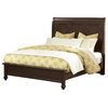 All-American French Market Twin Low Profile Sleigh Bed, Antique Merlot