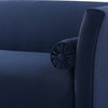 Sandy Wilson Home Camilla Mid-Century Modern Sofa Midnight Blue