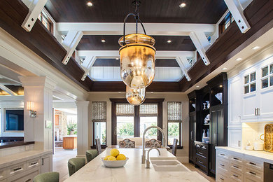 Kitchen - coastal kitchen idea in Orange County
