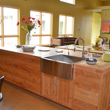 Rustic Hill Country Meets Industrial