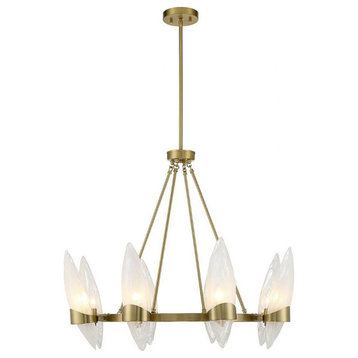 8 Light Chandelier In Modern Style-27 Inches Tall and 31 Inches Wide