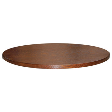 Amish Made Oak 20" Round Lazy Susan, Michael's Cherry Stain