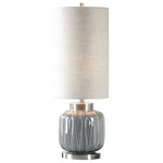 Uttermost - Uttermost Zahlia Aged Gray Ceramic Lamp - Bob and Belle Cooper founded The Uttermost Company in 1975, and it is still 100% owned by the Cooper family. The Uttermost mission is simple and timeless: to make great home accessories at reasonable prices. Inspired by award-winning designers, custom finishes, innovative product engineering and advanced packaging reinforcement, Uttermost continues to deliver on this mission.