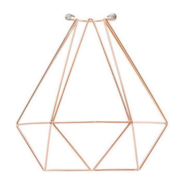 Copper Diamond Cage, Pendant Light Add On