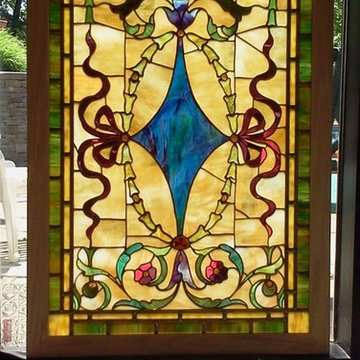 Completed Restoration of Vintage Panel with new Border detail.