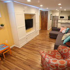 Vinyl flooring basement