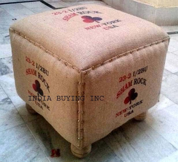 Industrial leather and canvas furniture from India buying inc