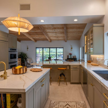 Organic Kitchen Remodel with Natural Wood Details
