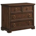 Lexington - Cupertino Bachelors Chest - For master bedrooms, the Cupertino bachelors chest makes a grand statement when used to flank the bed. Four soft close drawers offer ample storage.