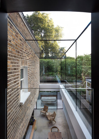 Umbau in London: Ein typisches Townhouse gerät ins Schweben