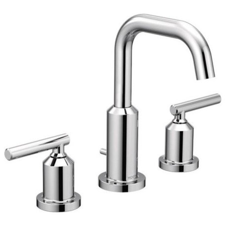 Moen T6142 Gibson Widespread Bathroom Sink Faucet - - Chrome