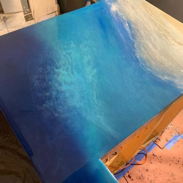 Ocean Art Resin Countertop