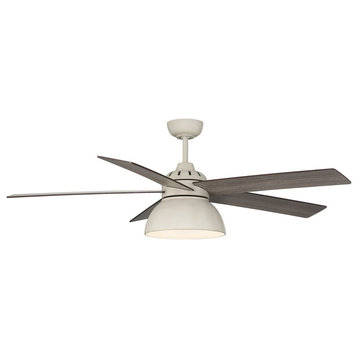 Savoy House Meridian 52" Ceiling Fan M2014DWH, Distressed White