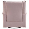 Acme Tamaki Swivel Chair With Glider Pink Fabric