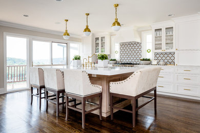 Example of a trendy kitchen design in Other