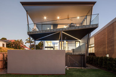 Contemporary exterior home idea in Sunshine Coast