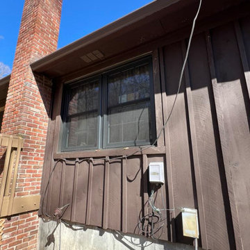 Bronze Exterior windows