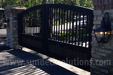Entryway - transitional entryway idea in Calgary