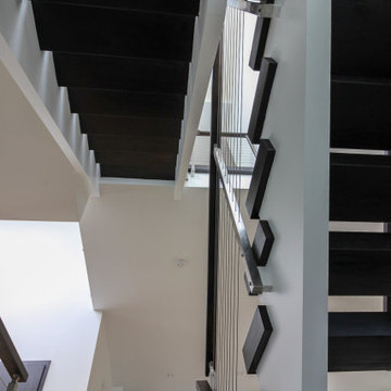 Project #70 | Open-Riser Staircase with Cable Railing