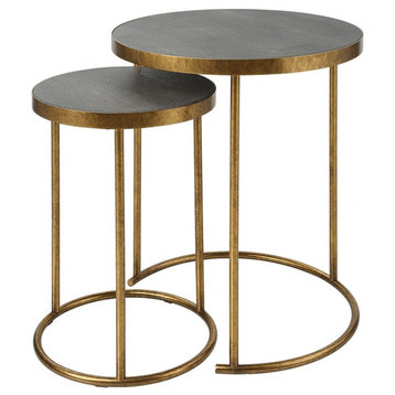 Nesting Table (Set of 2)-24 Inches Tall and 19.5 Inches Wide - Furniture