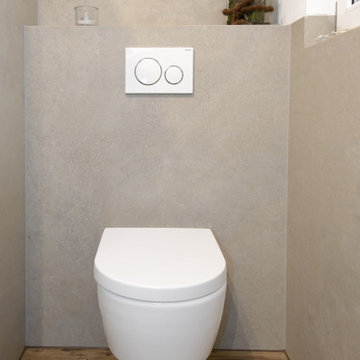 Badezimmer im zeitlosen Design