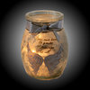Stony Creek Angel Wings Small Jar W/Ribbon Glass Blessings Home Naw0280 Home