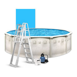 Above Ground Pool - Weekender Deluxe Round - Hot Tub And Pool Accessories
