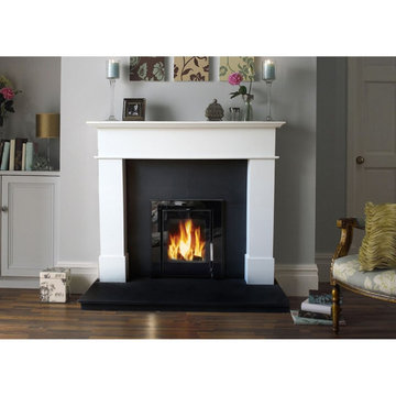 BALMORAL fireplace set + 6 kW insert stove, FULLY FITTED OFFER