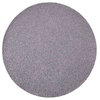 6 Glittered 13" Round Faux Leather Placemats