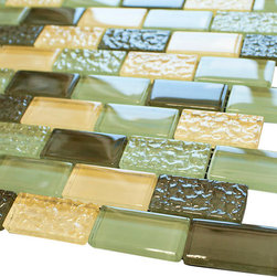 Soldier Crystal Subway Glass Mosaic Tiles Collection - Home Accessories & Decor
