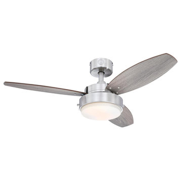 Westinghouse 7305000 Alloy 42" 3 Blade LED Indoor Ceiling Fan - Brushed Nickel